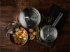 Funktion KITCHEN Zestaw Garnków Stalowych 6 El. / Srebrny